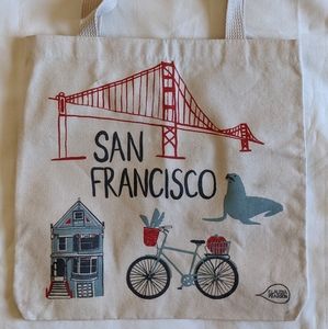 NWOT Claudia Pearson SF Tote Bag